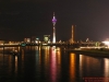 Düsseldorfer "Rheinturm" am 19. Juli 2005