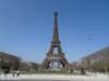 Der Eiffelturm am 22. März 2022