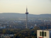 Europaturm in Frankfurt am Main am 07. April 2018