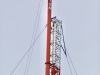 Sender Hamburg-Moorfleet / Neuer Mast im Bau am 23. Juli 2025